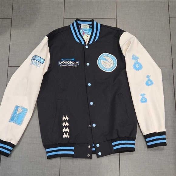 Baseball Lifestyle 101 X Monopoly MVP Varsity Jacket